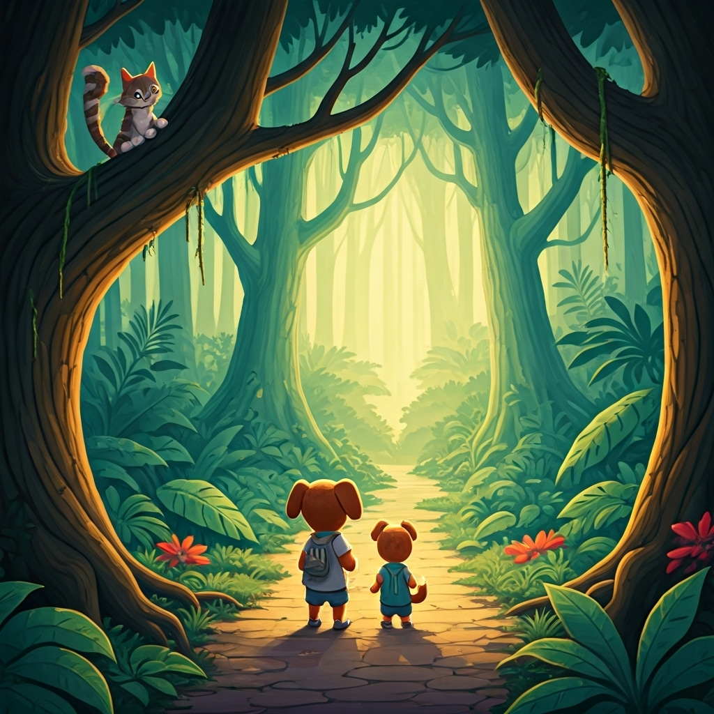 Ilustración del cuento