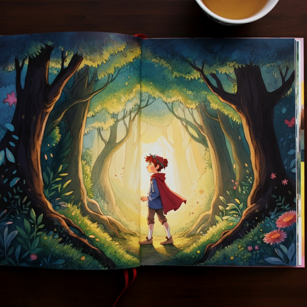 Ilustración del cuento