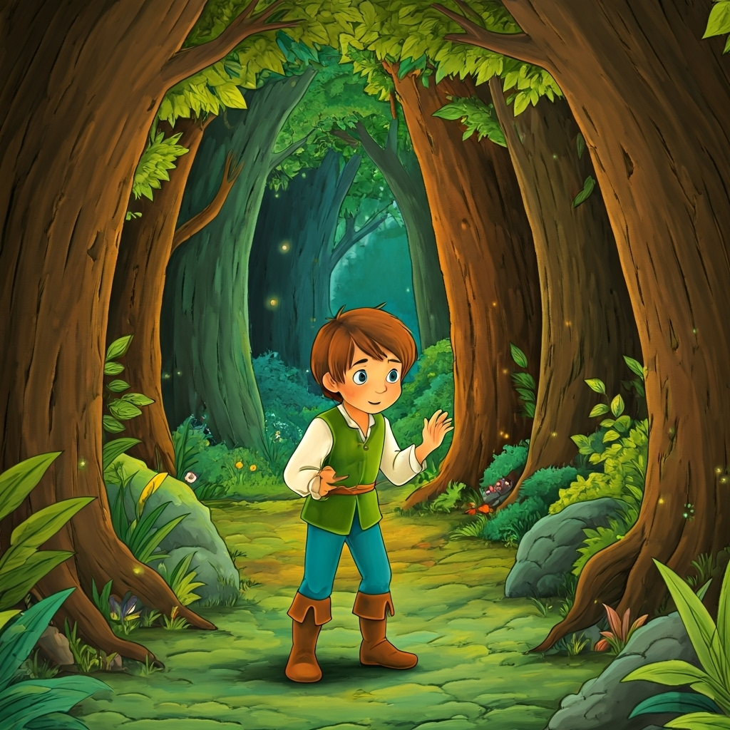 Ilustración del cuento