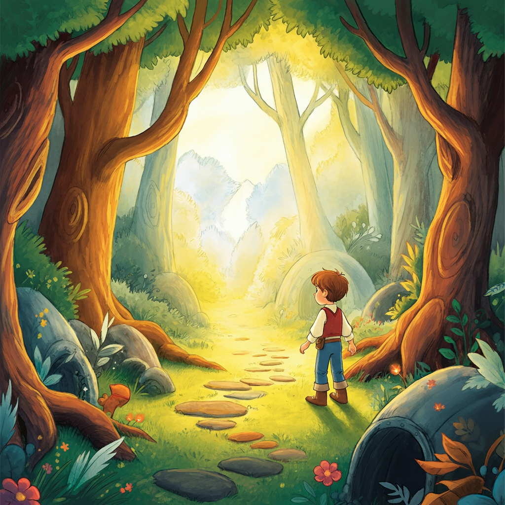 Ilustración del cuento