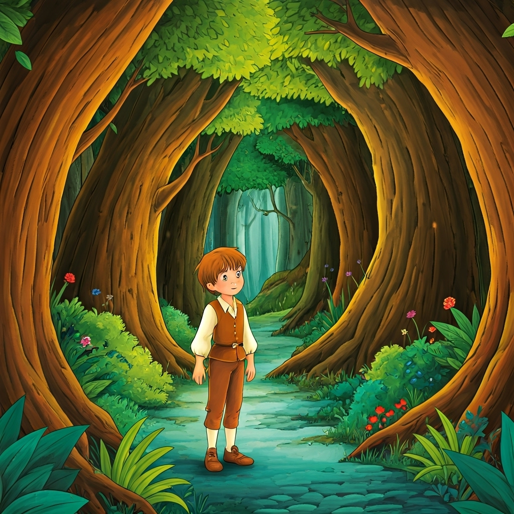 Ilustración del cuento